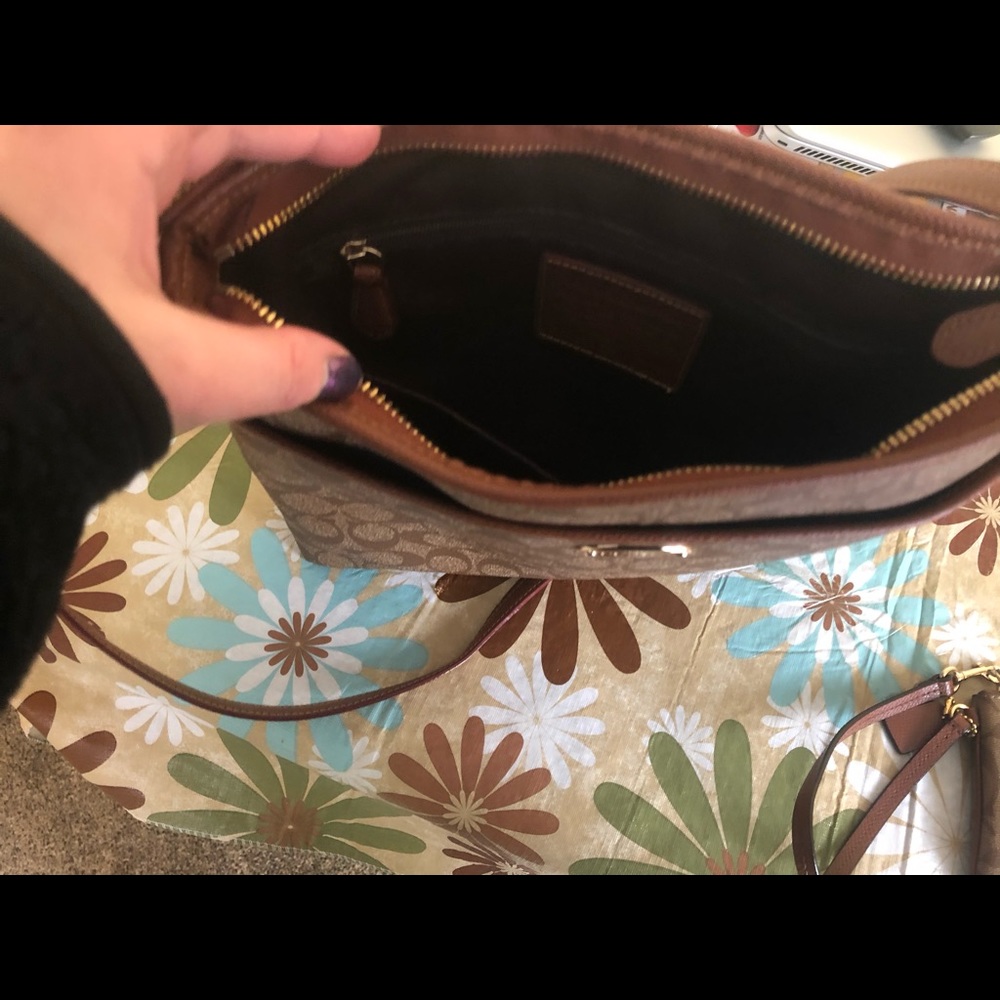 Coach purse and matching wristlet!